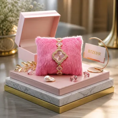Relógio Feminino Elegante com Pedras Brilhantes