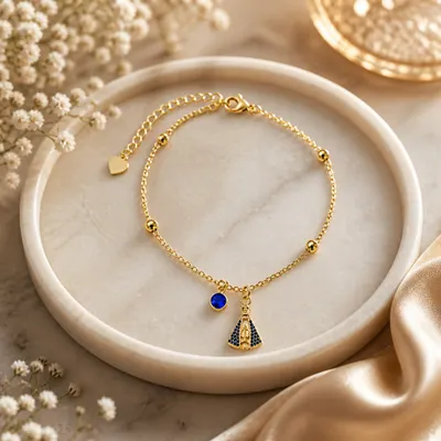 PULSEIRA NOSSA SENHORA COM TIFFANY
