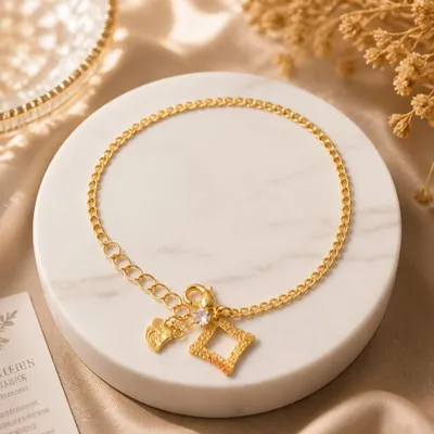PULSEIRA QUADRADINHO PONTO LUZ