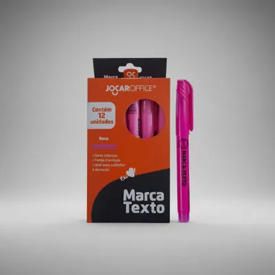10548Marca Texto Rosa c/12