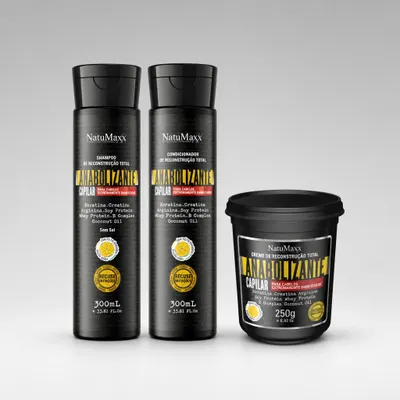 Kit Reconstrução 300ml - Tratamento Anabolizante