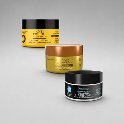 Kit Cronograma 250g/300g - Hidratação, Nutrição e Reconstrução