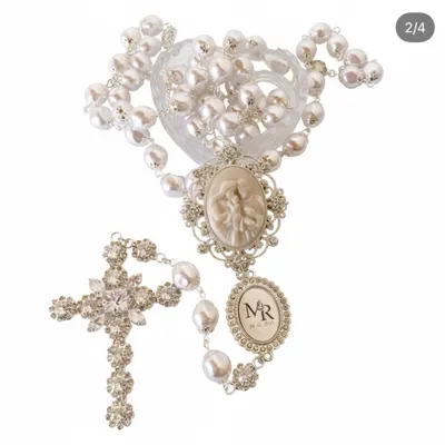 Terço de Noiva - Cristais LUXO 