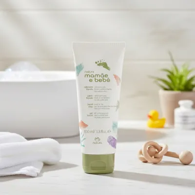 Sabonete Líquido Mamãe E Bebê Natura Cabeça Aos Pés 100ml