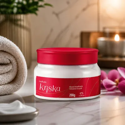 Mousse Desodorante Hidratante Corporal Kriska 200 g...