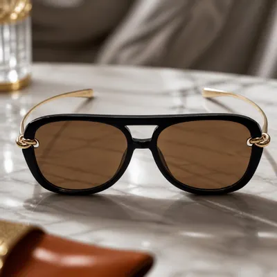 Óculos de Sol Trend Dourado