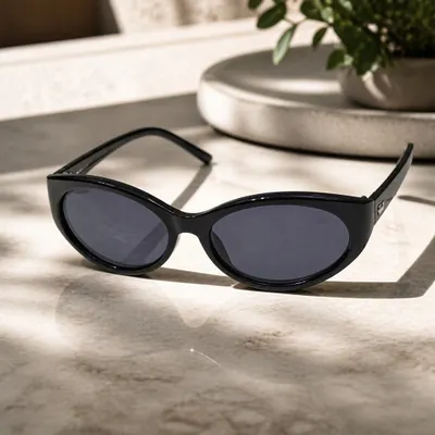 Óculos de Sol Acetato Preto