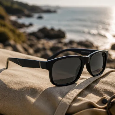 Óculos de Sol Wayfarer Preto