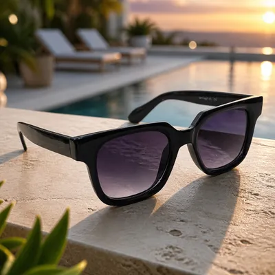 Óculos de Sol Oversized Preto