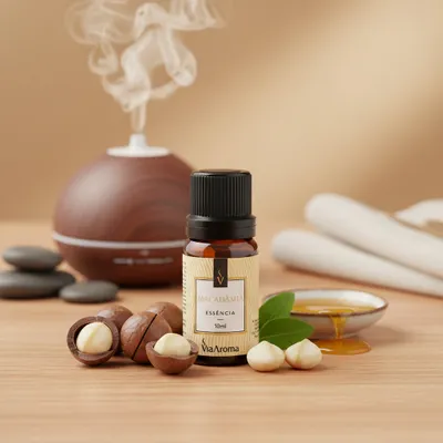 Essência Macadâmia Via Aroma - 10ml
