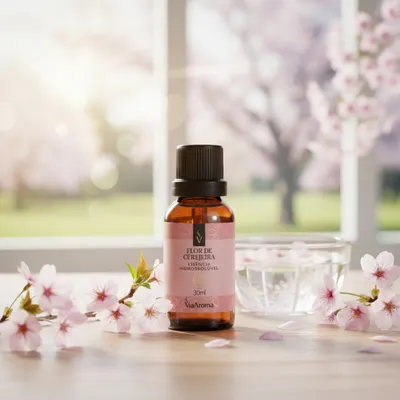 Essência Hidrossolúvel Flor de Cerejeira Via Aroma - 30ml