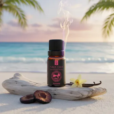 Essência Punta Cana Ameixa & Vanilla Linha Mundo Via Aroma - 10ml