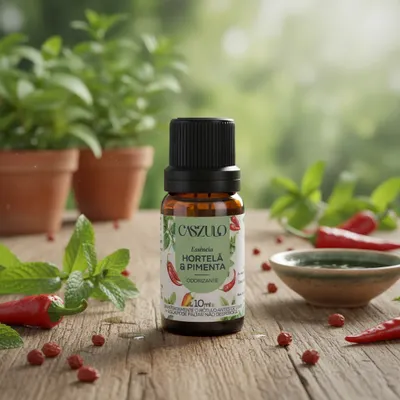 Essência Hortelã e Pimenta Caszulo - 10ml