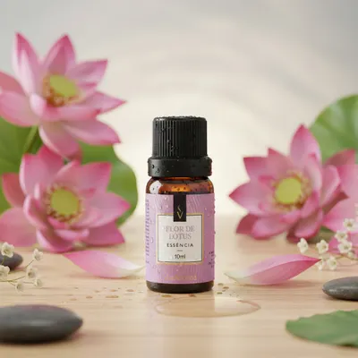Essência Flor de Lótus Via Aroma - 10ml
