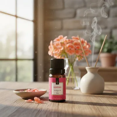 Essência Gerânio Via Aroma - 10ml