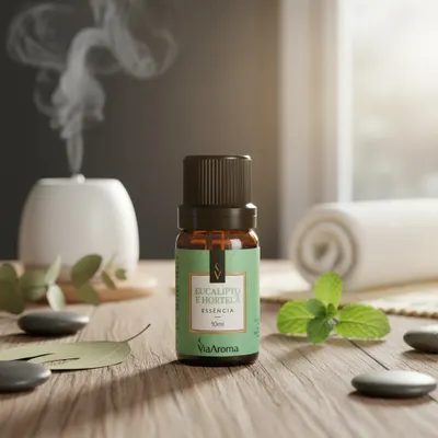 Essência Eucalipto e Hortelã Via Aroma - 10ml