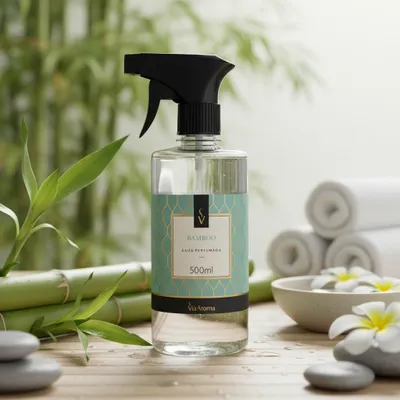 Água Perfumada Bamboo Via Aroma - 500ml