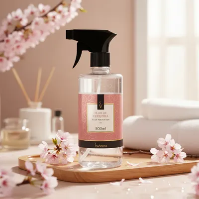 Água Perfumada Flor de Cerejeira Via Aroma - 500ml
