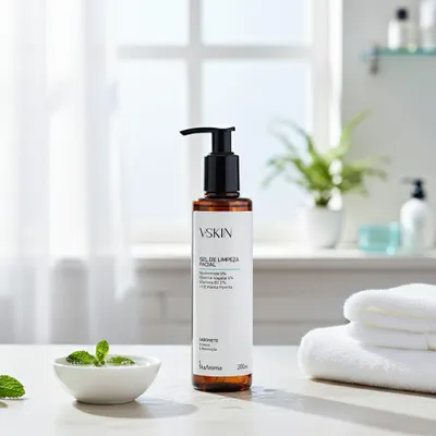 Gel De Limpeza Facial V.Skin Via Aroma - 200 ml