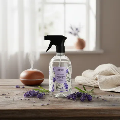 Água Perfumada Campos de Lavanda Caszulo - 500ml