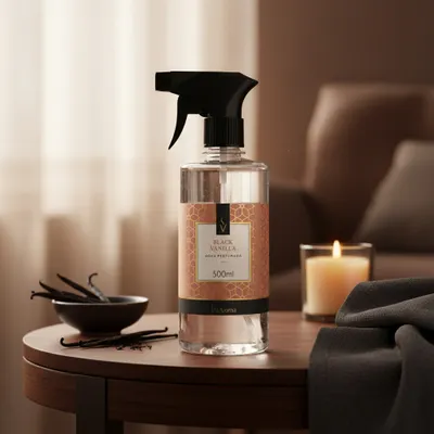 Água Perfumada Black Vanilla Via Aroma - 500ml