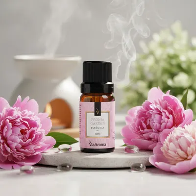 Essência Peônia Garden Via Aroma - 10ml