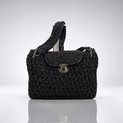 Bolsa de Crochê  Gliter