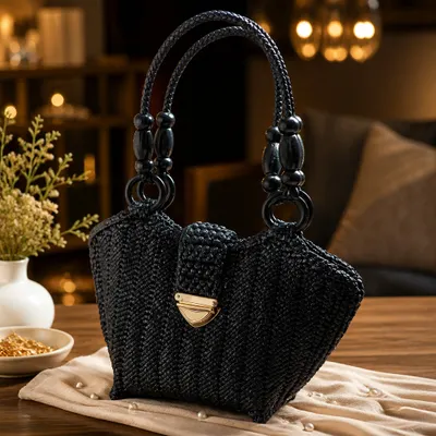 Bolsa Feminina Preta Sintética