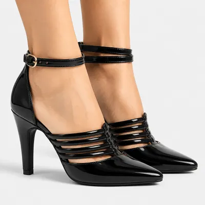 Scarpin Elegance Verniz Preto
