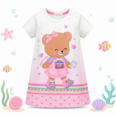 Vestido Kukiê Alto Verão (Ursinha fotógrafa)