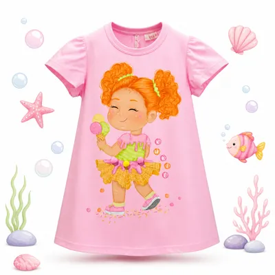 Vestido Kukiê Alto Verão (Menina Sorvete).