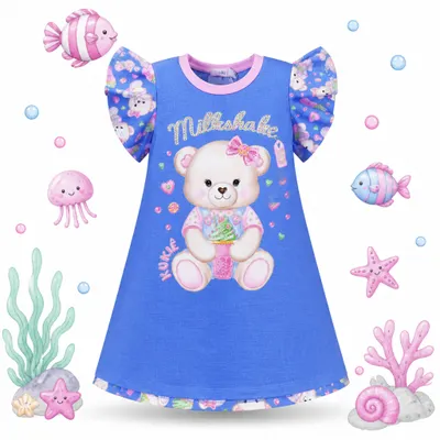 Vestido Kukiê Clássico (Ursinha Milkshake)