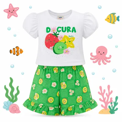 Conjunto Feminino infantil Marla (Doçura).