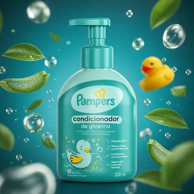 Condicionador de Glicina Pampers 200ml
