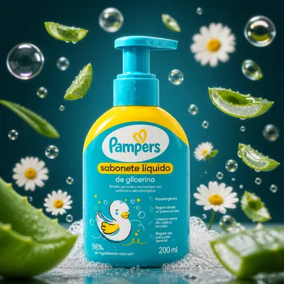 Sabonete líquido pampers