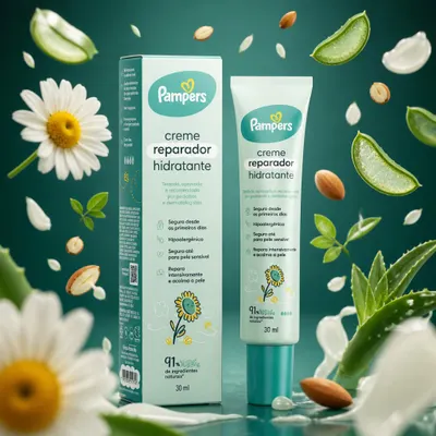 Creme Reparador Hidratante Pampers