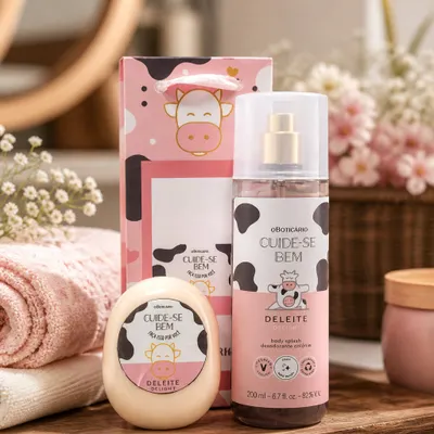 Kit splash sabonete deleite Cuide-se 