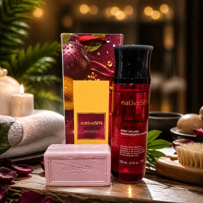 Kit splash sabonete Ameixa NativaSPA