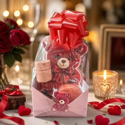 Cesta de Presente splash sabonete floratra red 