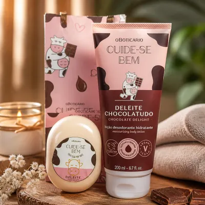 Conjunto Cuide-se Bem Chocolatudo