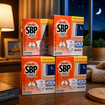 SBP Repelente Elétrico Líquido 45 Noites (Aparelho + 1 Refil)