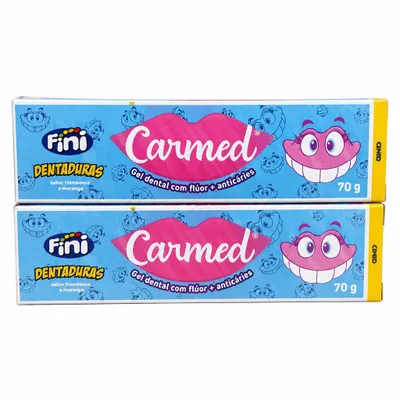 Gel Dental Carmed Fini  Dentadura 70g