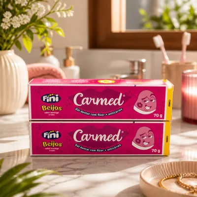 Gel Dental Carmed Fini Beijos 70 g