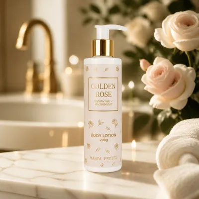 Body Lotion Maria Petiti Golden Rose 200g