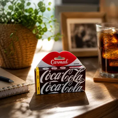 Hidratante Labial Carmed Coca Cola 10g Marron