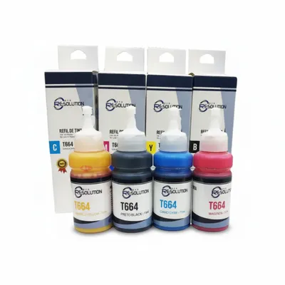 Kit refil de tinta pro resolution t664 epson