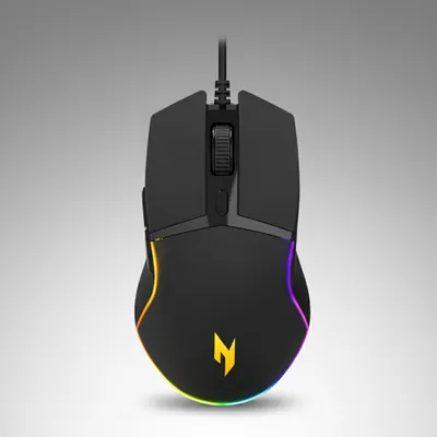 Mouse Gamer Acer Nitro 6400 DPI 6 Botões USB Preto