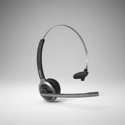 Headset Office Fortrek FK 761A Bluetooth Preto, Microfone Ajustável, Sem Fio
