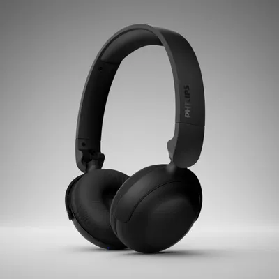 Fone de Ouvido Philips TAH2209 Bluetooth Preto, Sem Fio, Dobrável, Até 25 Horas