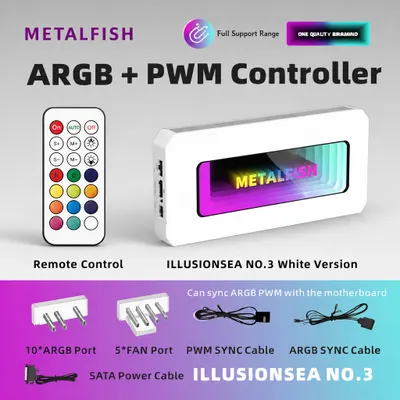 Controladora Hub METALFISH ARGB 5V 